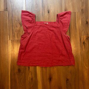 Gap Flutter Sleeve Boxy Tee